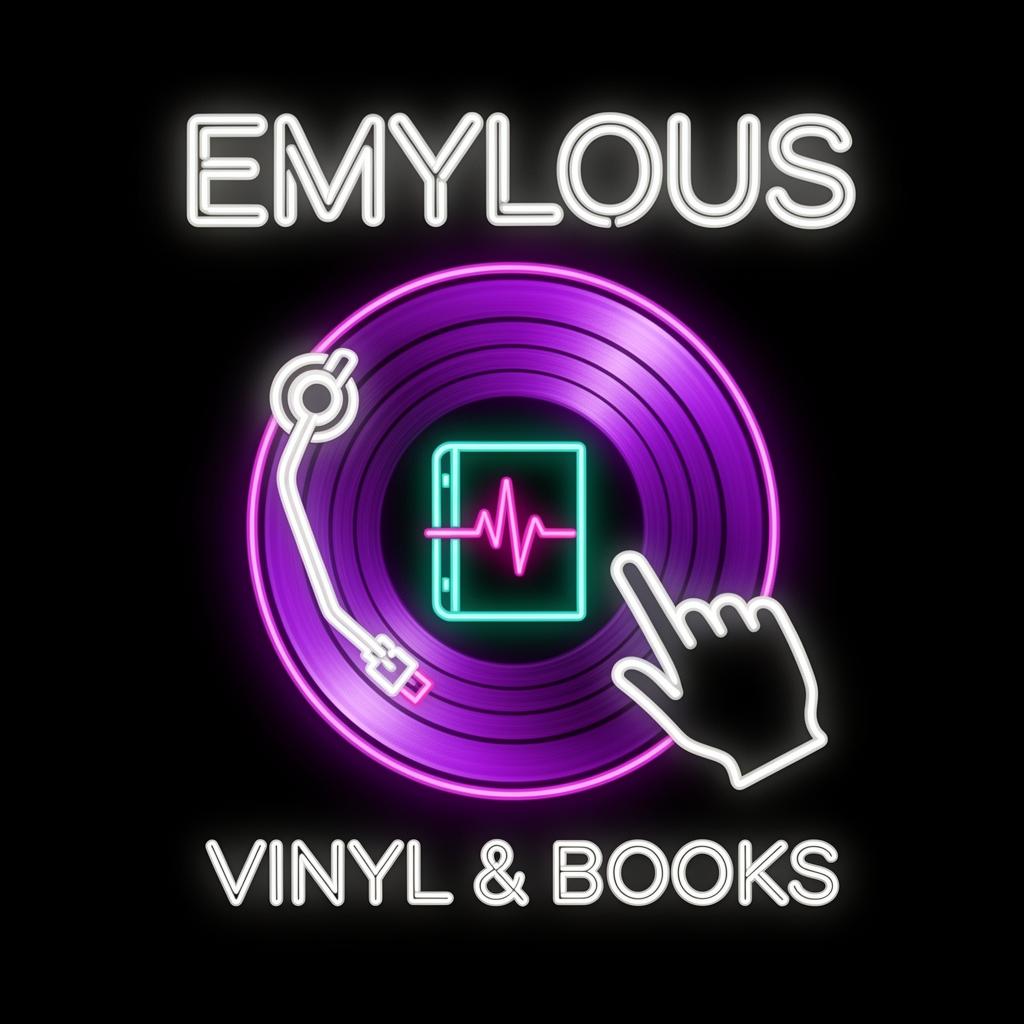 Emylous Vinyl & Books neon logo